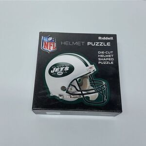 NFL New York Jets Team Die-Cut Helmet Shapped Puzzle